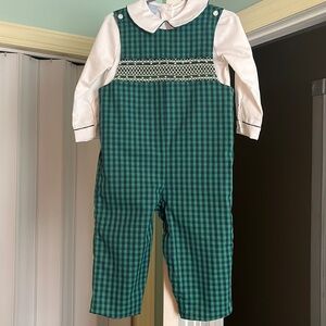 Petit Bebe Jon Jon with matching shirt